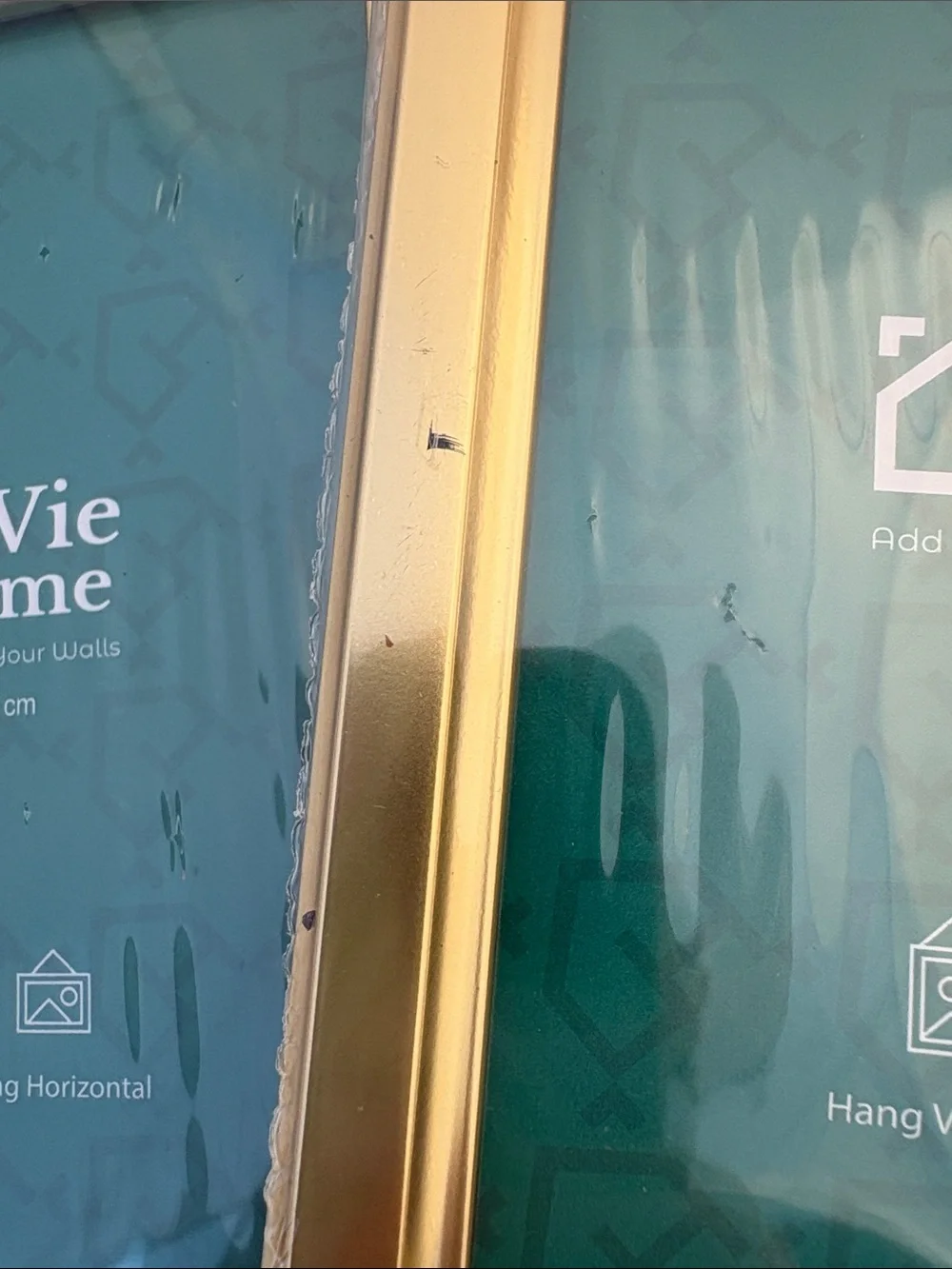 LaVie Home Gold Photo Frames New Old Stock In Plastic (Set of 6)